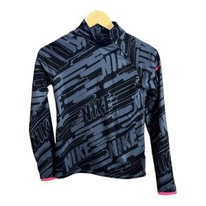 Nike Pro women’s shoulder zip top.  Size Large
